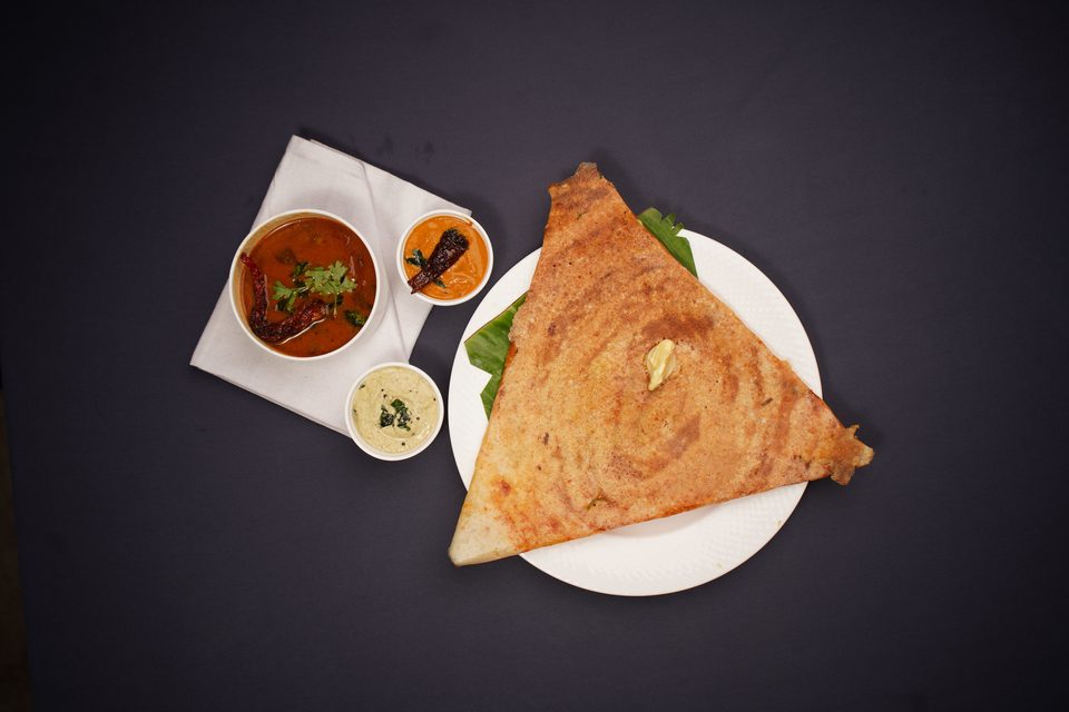 Bubble Masala Dosa at Mr and Mrs Idly